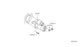 Diagram for 2012 Nissan Sentra Starter Motor - 23300-ZJ60D