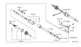 Diagram for 2010 Nissan Sentra CV Boot - C9241-ET000