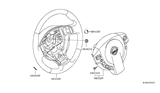 Diagram for 2010 Nissan Sentra Steering Wheel - 48430-ZT50A