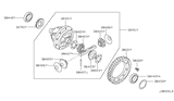 Diagram for Nissan Sentra Differential - 38411-00QAR