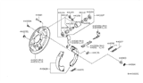 Diagram for 2011 Nissan Juke Brake Backing Plate - 44020-CY01A