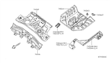 Diagram for 2008 Nissan Sentra Floor Pan - 74511-ET030