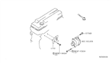 Diagram for 2009 Nissan Sentra Alternator Bracket - 11710-ET80B