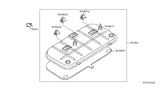 Diagram for 2008 Nissan Sentra Dome Light - 96981-ET00A