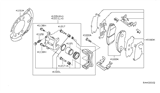 Diagram for 2012 Nissan Sentra Brake Pad Set - D1060-9AJ0A