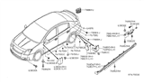 Diagram for 2008 Nissan Sentra Mud Flaps - 93821-ET00A