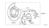 Diagram for 2008 Nissan Sentra Brake Backing Plate - 44000-ET00A