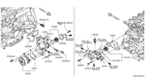 Diagram for 2010 Nissan Sentra Thermostat Housing - 11061-ET010