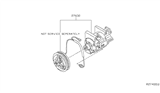 Diagram for 2011 Nissan Sentra A/C Compressor - 92600-9AF0A