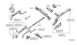 Diagram for 2012 Nissan Sentra Rear Crossmember - 75650-ET030