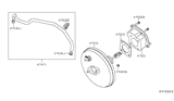 Diagram for 2012 Nissan Sentra Brake Booster Vacuum Hose - 47470-ET000