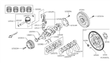 Diagram for 2016 Nissan NV Crankshaft - 12200-1VA0A