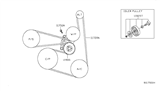 Diagram for 2011 Nissan Sentra Drive Belt - 11720-ET00A