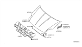 Diagram for 2012 Nissan Sentra Lift Support - 65771-ET00A