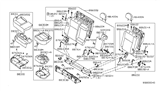 Diagram for 2009 Nissan Sentra Cup Holder - 88716-ET01A