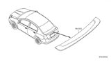 Diagram for Nissan Sentra Spoiler - 96030-ET80C
