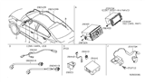 Diagram for 2011 Nissan Sentra Antenna Cable - 28243-ET20A