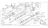 Diagram for Nissan 280ZX Brake Caliper Repair Kit - 44120-P9525