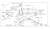 Diagram for 1981 Nissan 280ZX Tie Rod End - 48520-P6501