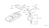 Diagram for Nissan 280ZX Windshield Washer Nozzle - 27441-P7100