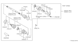 Diagram for Nissan 280ZX Axle Shaft - 39600-Q2151