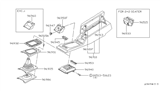 Diagram for Nissan 280ZX Ashtray - 96511-P7161