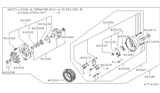 Diagram for Nissan Datsun 310 Alternator Bearing - 23120-65004