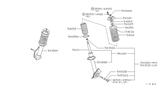 Diagram for 1984 Nissan Datsun 810 Bump Stop - 54050-U0101