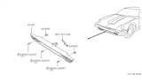 Diagram for Nissan 280ZX Grille - 62300-P7101