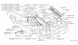 Diagram for 1979 Nissan 280ZX Weather Strip - 83831-P7160