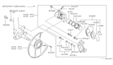 Diagram for 1980 Nissan 280ZX Brake Pad Set - 41060-P6525