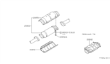 Diagram for 1982 Nissan 720 Pickup Catalytic Converter - 20802-P8100