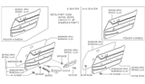 Diagram for 1981 Nissan 280ZX Armrest - 80940-P7100