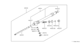 Diagram for 1982 Nissan 280ZX Rack And Pinion - 48100-P7100