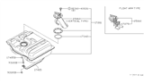 Diagram for 1979 Nissan 280ZX Fuel Tank - 17201-P7100