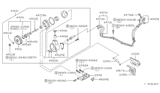 Diagram for Nissan 280ZX Power Steering Hose - 49720-P7100