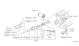 Diagram for 1983 Nissan 280ZX Oil Filter - 15050-P6500