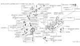 Diagram for Nissan 280ZX Throttle Body - 16118-P8100