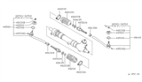 Diagram for 1980 Nissan 280ZX Rack and Pinion Boot - 48204-P9001