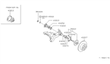 Diagram for 1980 Nissan 280ZX Wheel Bearing - 43210-21000