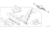 Diagram for Nissan 280ZX Steering Gear Box - 49200-P9001