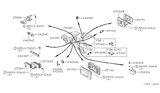 Diagram for Nissan 280ZX Hazard Warning Switch - 25290-P7900