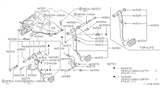 Diagram for 1983 Nissan 280ZX Brake Pedal - 46520-P7100