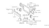 Diagram for 1982 Nissan 280ZX Radiator Support - 62561-P7100