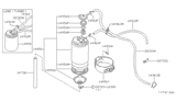 Diagram for 1983 Nissan 280ZX Vapor Canister - 14950-P8201