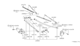 Diagram for Nissan 280ZX Wiper Blade - 26370-P7100