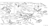 Diagram for Nissan 280ZX Exhaust Heat Shield - 74720-P9100