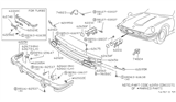 Diagram for 1983 Nissan 280ZX Bumper - 62050-P9120