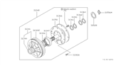 Diagram for 1979 Nissan 280ZX Transfer Case Seal - 31344-X0100