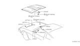 Diagram for 1983 Nissan 280ZX Lift Support - 65510-P7100